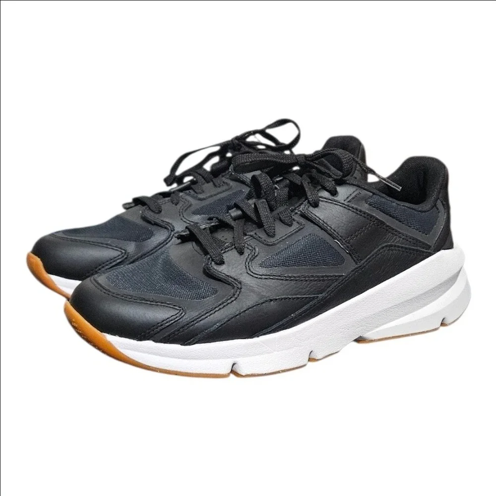 Under Armour Forge 96 Leather Shoes Mens 10 Chunky Dad Black 3027719-004 New